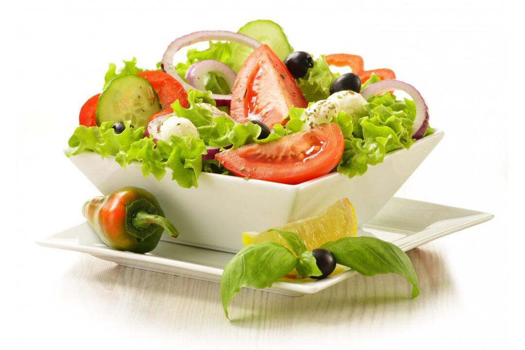 En la época de la dieta química, puedes preparar deliciosas ensaladas de verduras. 