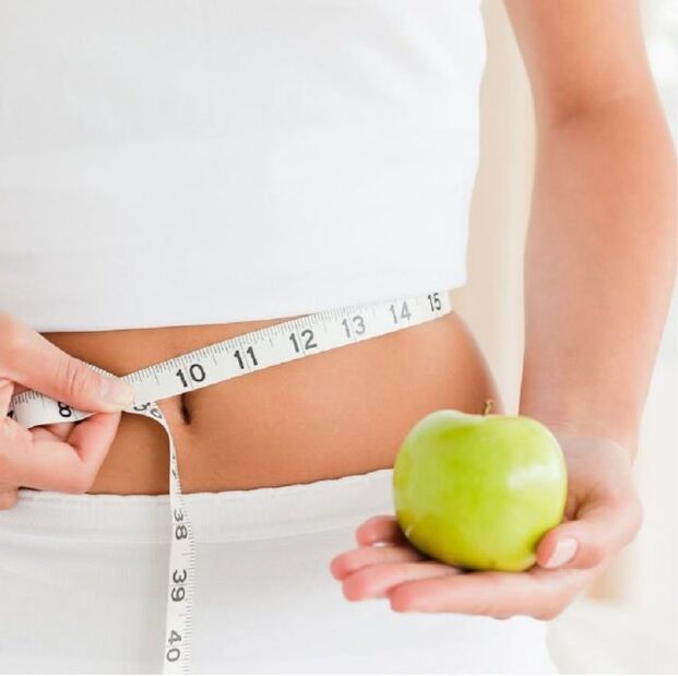 reducción de cintura durante la pérdida de peso durante una semana