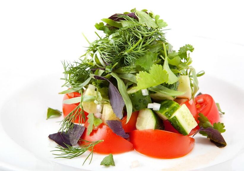 ensalada de verduras para dieta hipoalergénica